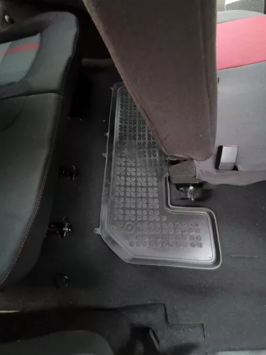 Dacia Lodgy Stepway ( 2012-2022 ) Set de covorașe de cauciuc Rezaw-Plast din 3 piese