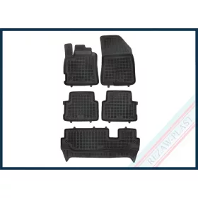  Dacia Jogger 7 locuri (2022-) set de covorașe din cauciuc Rezaw-Plast cu margini înalte