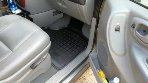 Chrysler Voyager IV ( 2001-2007 ) set de covorașe din cauciuc Rezaw-Plast cu talon înalt