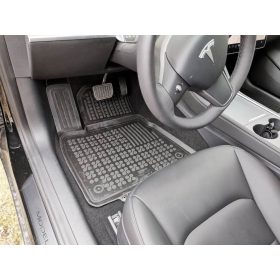   Tesla Model 3 ( 2017-2021 ) set de covorașe din cauciuc Rezaw-Plast cu profil înalt