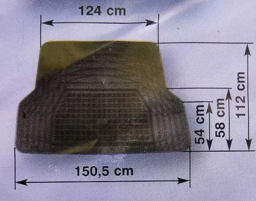 Tavă universală pentru portbagaj Rezaw (112 cm x 150,5 cm) 