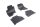 Nissan NAVARA (III) LE ( 2005-2015 ) Set de covorașe din cauciuc Rigum