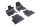 Nissan QASHQAI+2 ( 2008-2013 ) Set de covorașe de cauciuc Rigum