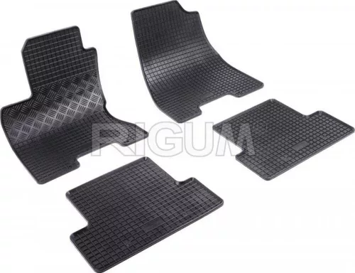 Nissan X-Trail II (2007-2014) Set de covorașe din cauciuc Rigum