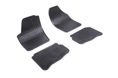 Volkswagen Polo (IV) (2001-2009) / Volkswagen Fox (2004-) / Seat Cordoba (2002-2008) / Seat Ibiza (2002-2008) / Skoda Fabia (6Y) (1999-2007) Set de covorașe din cauciuc Rigum