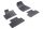 Land Rover Range Rover Evoque ( 2011- ) Set de covoare din cauciuc Rigum